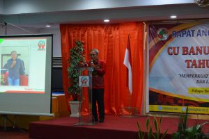 Sambuta Ketua Pengurus Bpk. Yanto